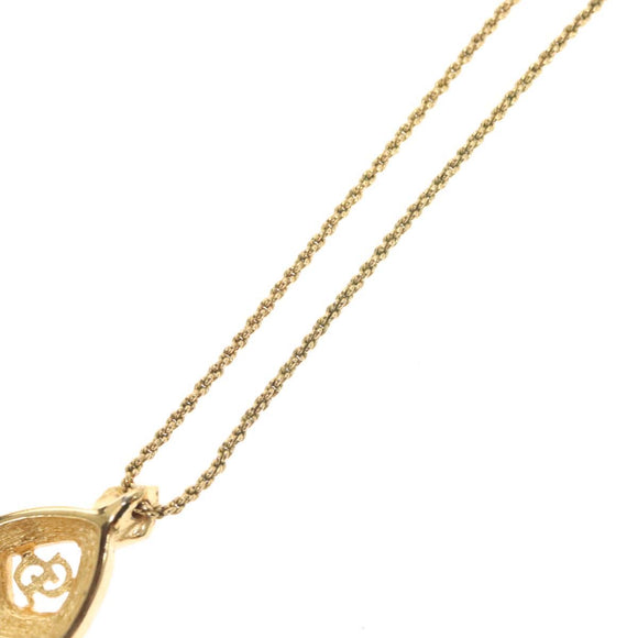 Christian Dior Necklace metal Gold Auth 125869