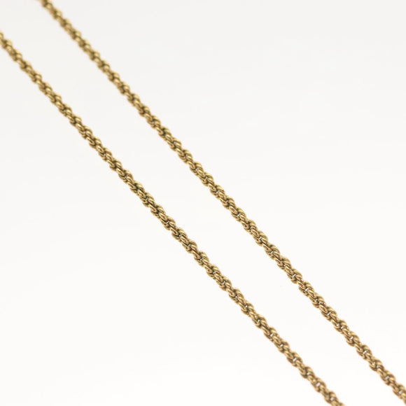 Christian Dior Necklace metal Gold Auth 125869