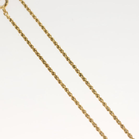 Christian Dior Necklace metal Gold Auth 125869