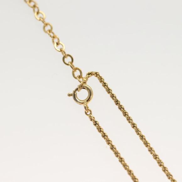 Christian Dior Necklace metal Gold Auth 125869