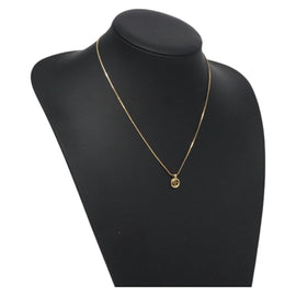 Christian Dior Necklace metal Gold Tone Auth 125870