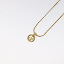 Christian Dior Necklace metal Gold Tone Auth 125870-8