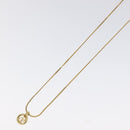 Christian Dior Necklace metal Gold Tone Auth 125870-9