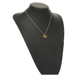 Christian Dior Necklace metal Gold Tone Auth 125871