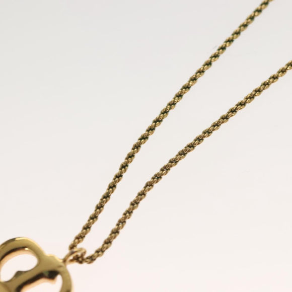 Christian Dior Necklace metal Gold Tone Auth 125871