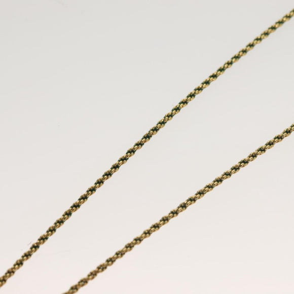 Christian Dior Necklace metal Gold Tone Auth 125871