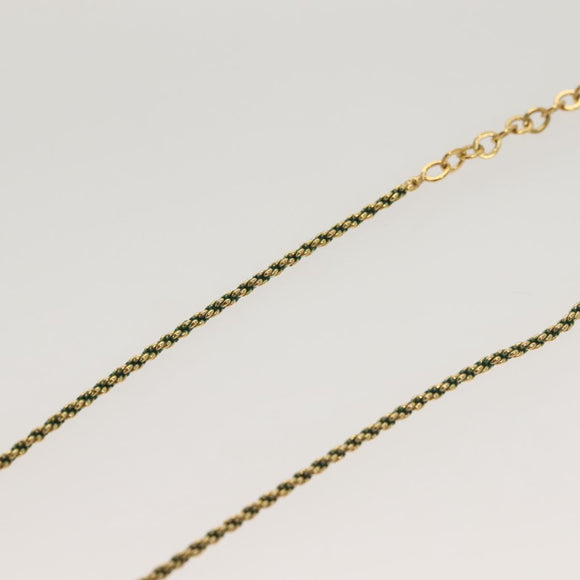 Christian Dior Necklace metal Gold Tone Auth 125871