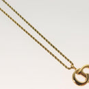 Christian Dior Necklace metal Gold Tone Auth 125871-4