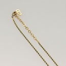Christian Dior Necklace metal Gold Tone Auth 125871-7