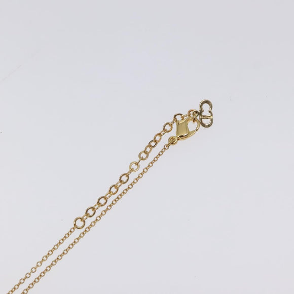 Christian Dior Necklace metal Gold Tone Auth 125873