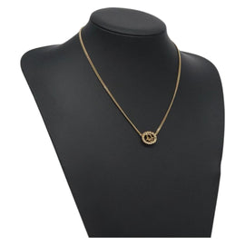 Christian Dior Necklace metal Gold Auth 125877