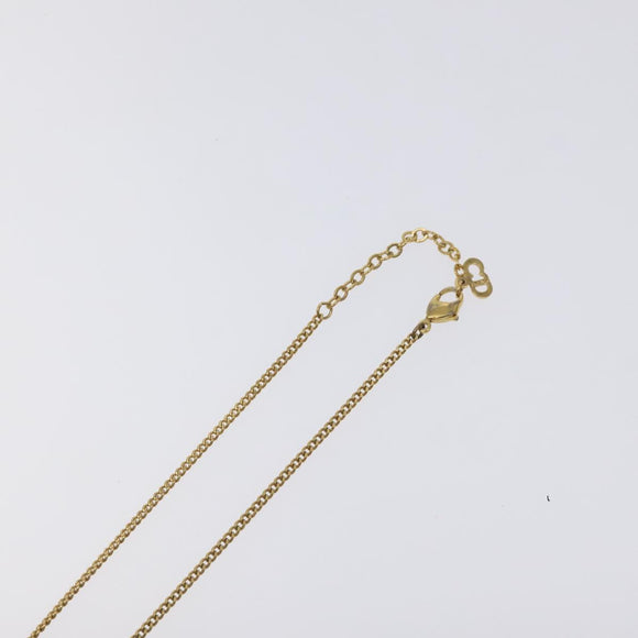 Christian Dior Necklace metal Gold Auth 125877
