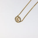 Christian Dior Necklace metal Gold Auth 125877-3