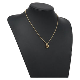 Christian Dior Necklace metal Gold Auth 125879