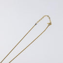 Christian Dior Necklace metal Gold Auth 125879-10