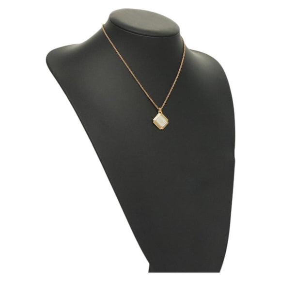 Christian Dior Necklace metal Gold Tone Auth 125880