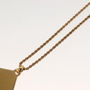 Christian Dior Necklace metal Gold Tone Auth 125880-10