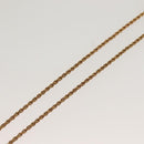 Christian Dior Necklace metal Gold Tone Auth 125880-12