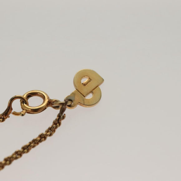Christian Dior Necklace metal Gold Tone Auth 125880