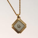 Christian Dior Necklace metal Gold Tone Auth 125880-3