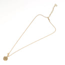 Christian Dior Necklace metal Gold Auth 125882-10