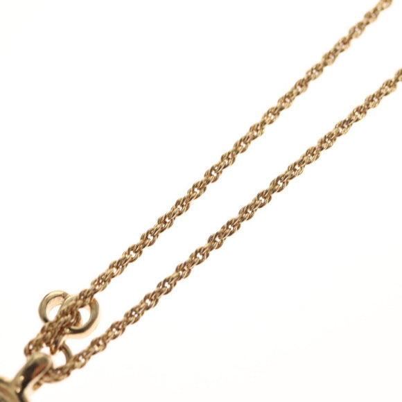 Christian Dior Necklace metal Gold Auth 125882