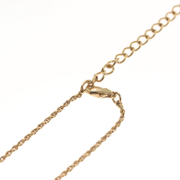 Christian Dior Necklace metal Gold Auth 125882