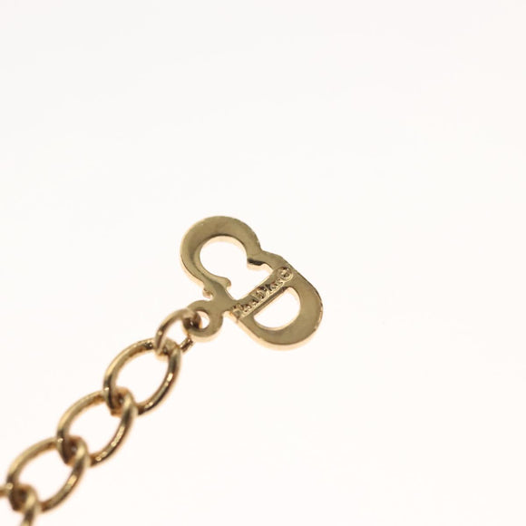 Christian Dior Necklace metal Gold Auth 125882