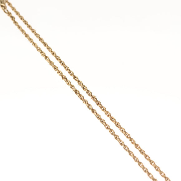 Christian Dior Necklace metal Gold Auth 125882