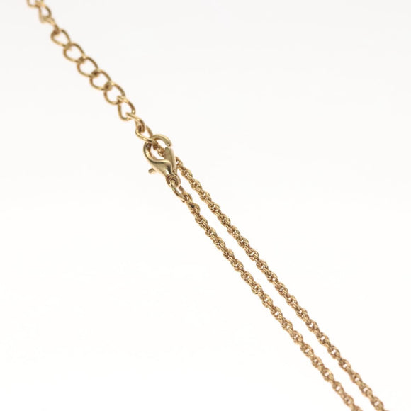 Christian Dior Necklace metal Gold Auth 125882