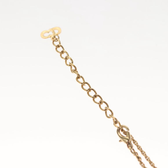 Christian Dior Necklace metal Gold Auth 125882