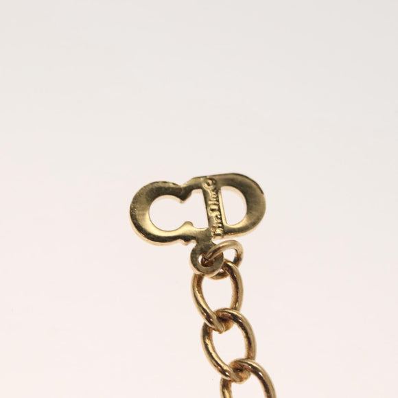 Christian Dior Necklace metal Gold Auth 125882