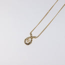 Christian Dior Necklace metal Gold Auth 125883-3