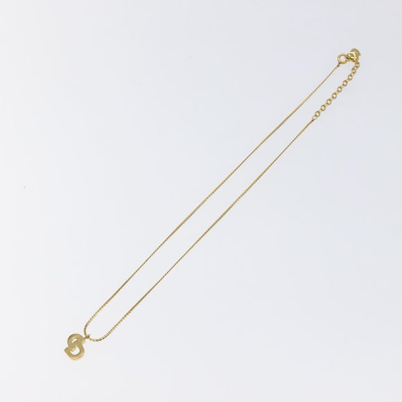 Christian Dior Necklace metal Gold Auth 125886
