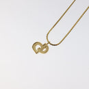 Christian Dior Necklace metal Gold Auth 125886-8