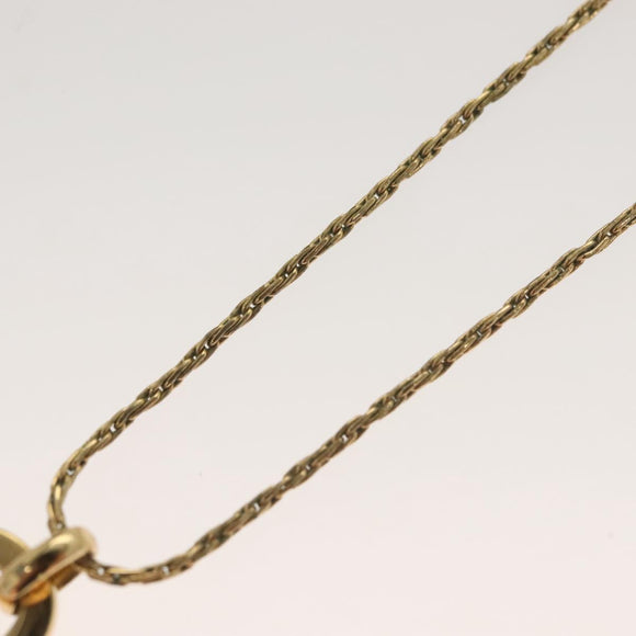 Christian Dior Necklace metal Gold Tone Auth 125889