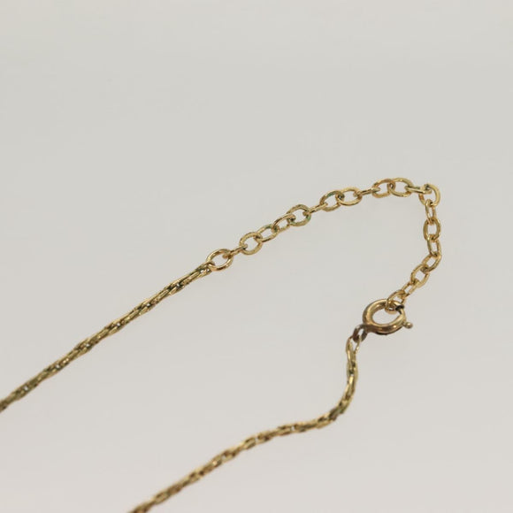 Christian Dior Necklace metal Gold Tone Auth 125889
