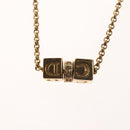 Christian Dior Necklace metal Gold Tone Auth 125890-10