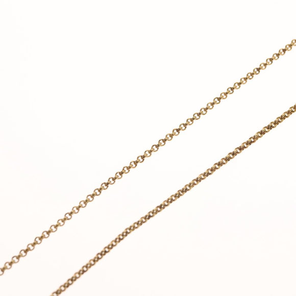 Christian Dior Necklace metal Gold Tone Auth 125890