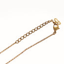 Christian Dior Necklace metal Gold Tone Auth 125890-14