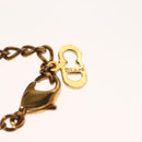 Christian Dior Necklace metal Gold Tone Auth 125890-15