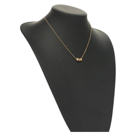 Christian Dior Necklace metal Gold Tone Auth 125890