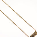 Christian Dior Necklace metal Gold Tone Auth 125890-4