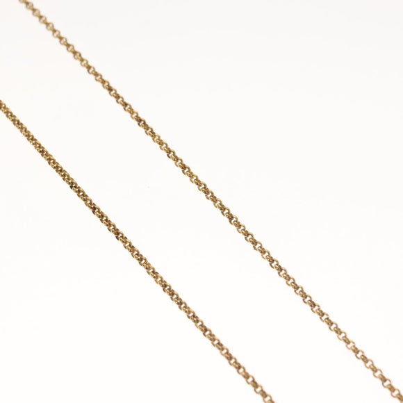 Christian Dior Necklace metal Gold Tone Auth 125890