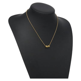 Christian Dior Necklace metal Gold Tone Auth 125891