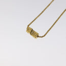 Christian Dior Necklace metal Gold Tone Auth 125891-3