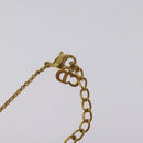 Christian Dior Necklace metal Gold Tone Auth 125891-6