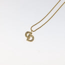 Christian Dior Necklace metal Gold Auth 125892-3