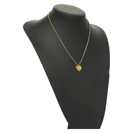 Christian Dior Necklace metal Gold Tone Auth 125894