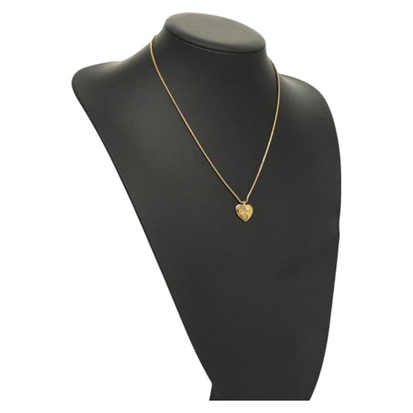 Christian Dior Necklace metal Gold Tone Auth 125894